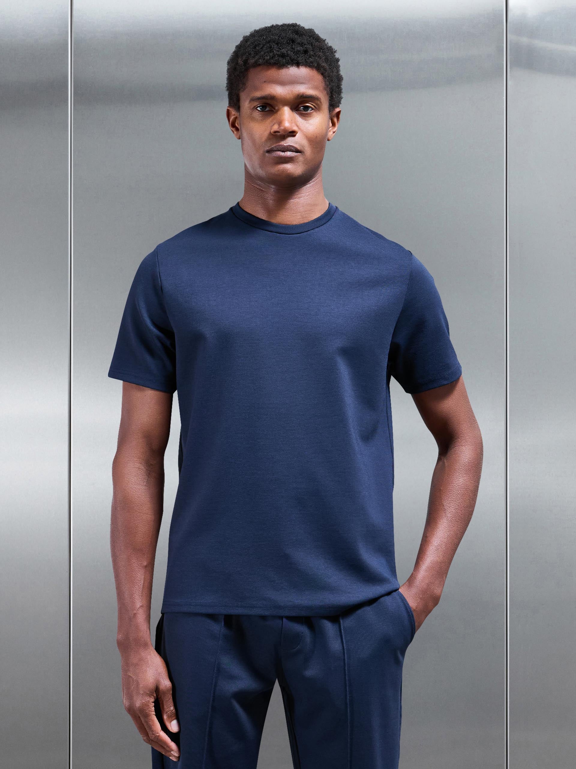 Luxe T-Shirt in Navy