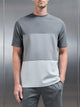 Luxe Colour Block T-Shirt in Grey