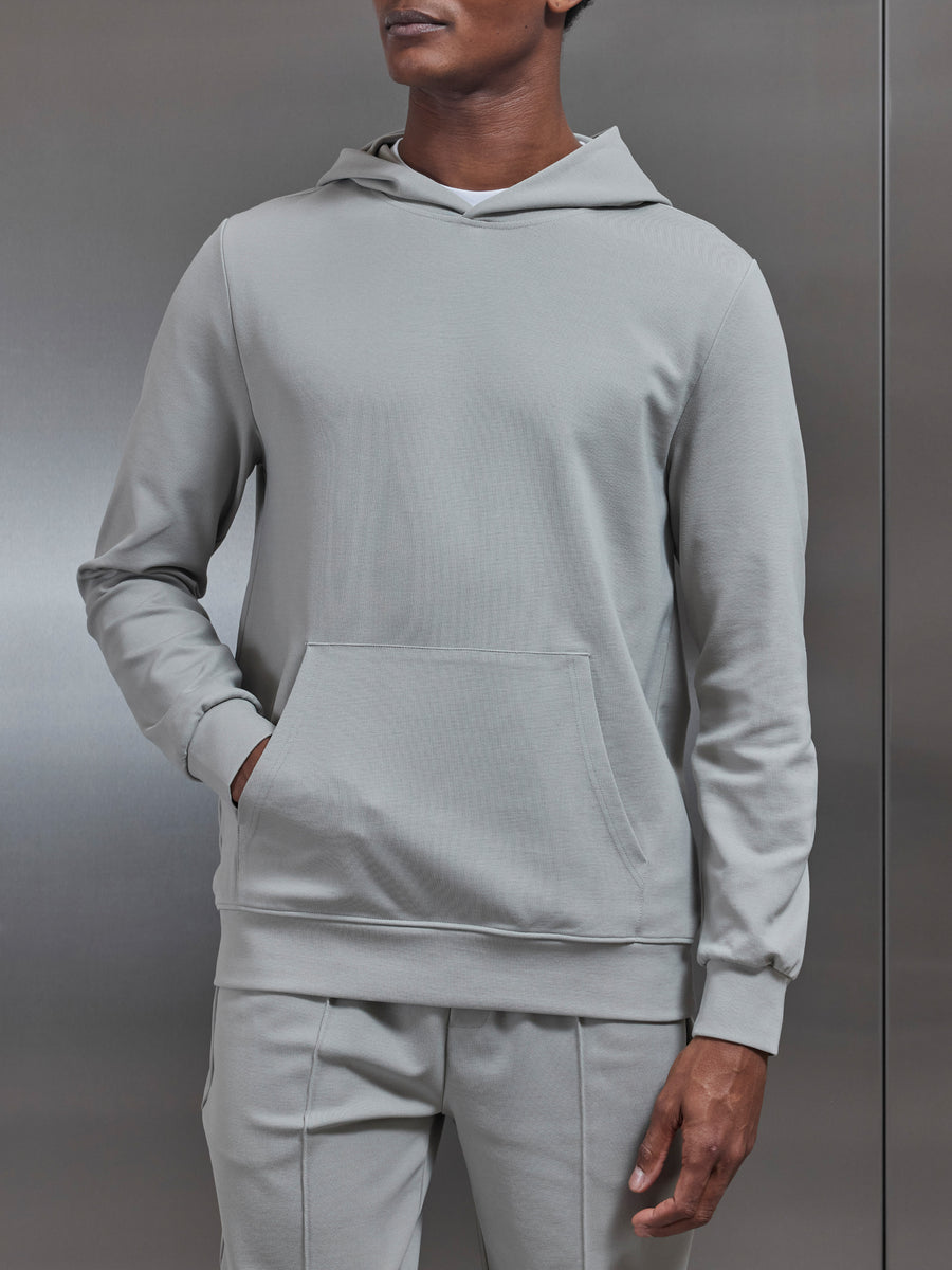 Luxe Essential Hoodie in Stone