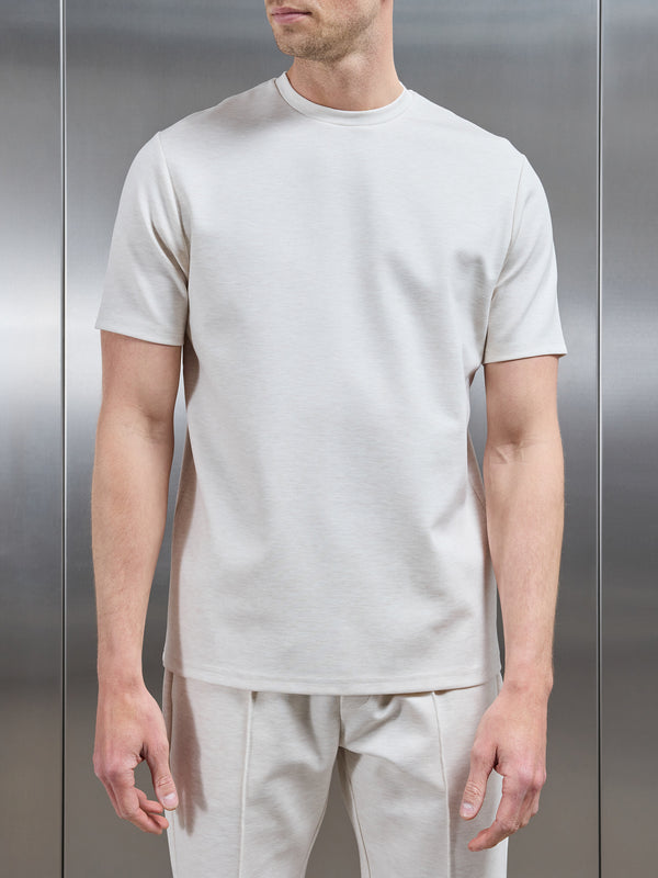 Luxe Essential T-Shirt in Oatmeal