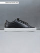 Low Essential Leather Trainer in Black