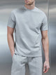 Luxe Essential T-Shirt in Marl Grey