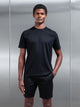 Mercerised Interlock T-Shirt in Black