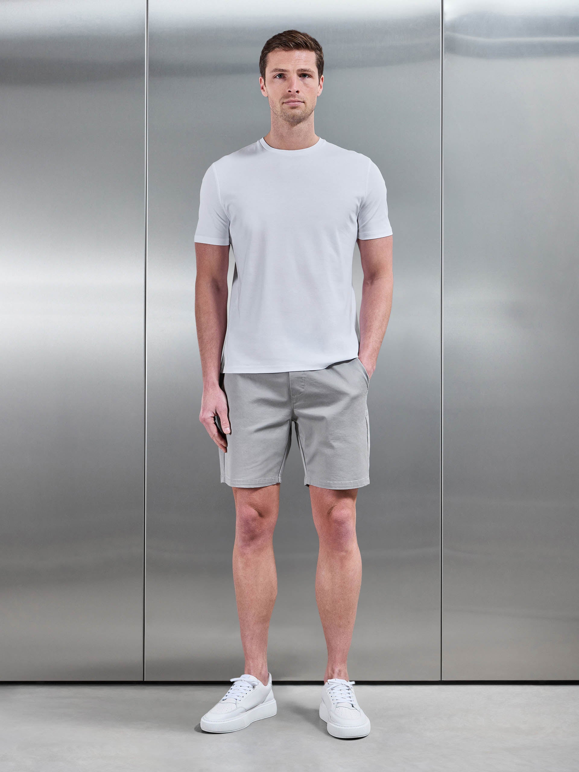 Mercerised Interlock T-Shirt in White