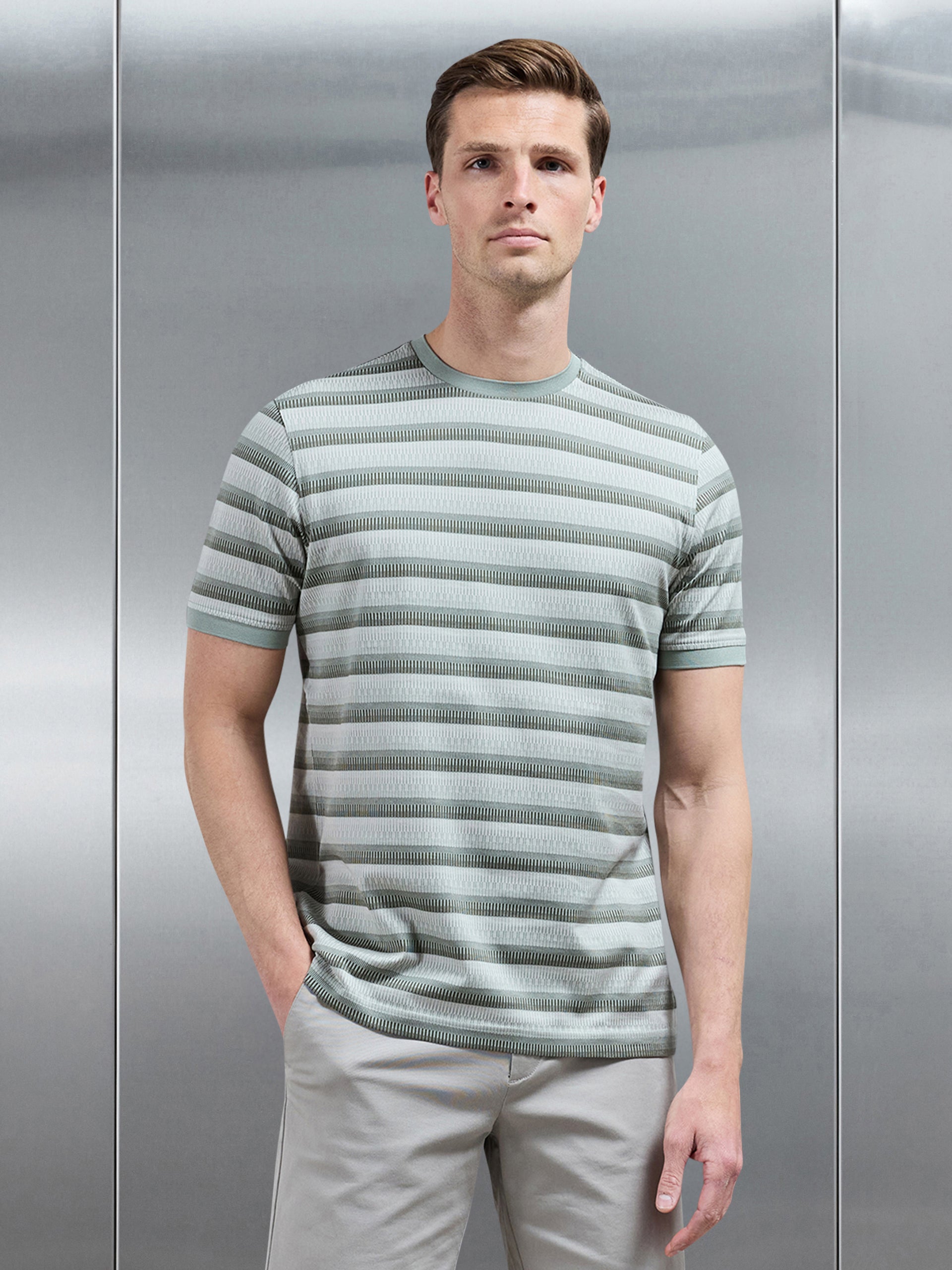 Aztec T-Shirt in Sage