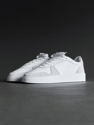Mid Court Trainer in White Grey