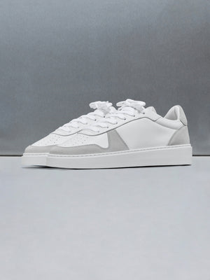 Mid Court Trainer in White Grey