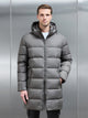 Mid Length Down Jacket in Olive