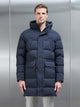 Mid Length Parka in Navy