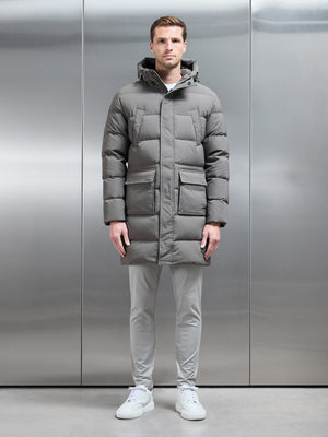 Mid Length Parka in Olive