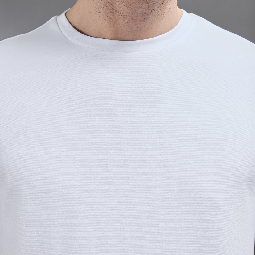 Mid Weight Interlock Essential T-Shirt in White