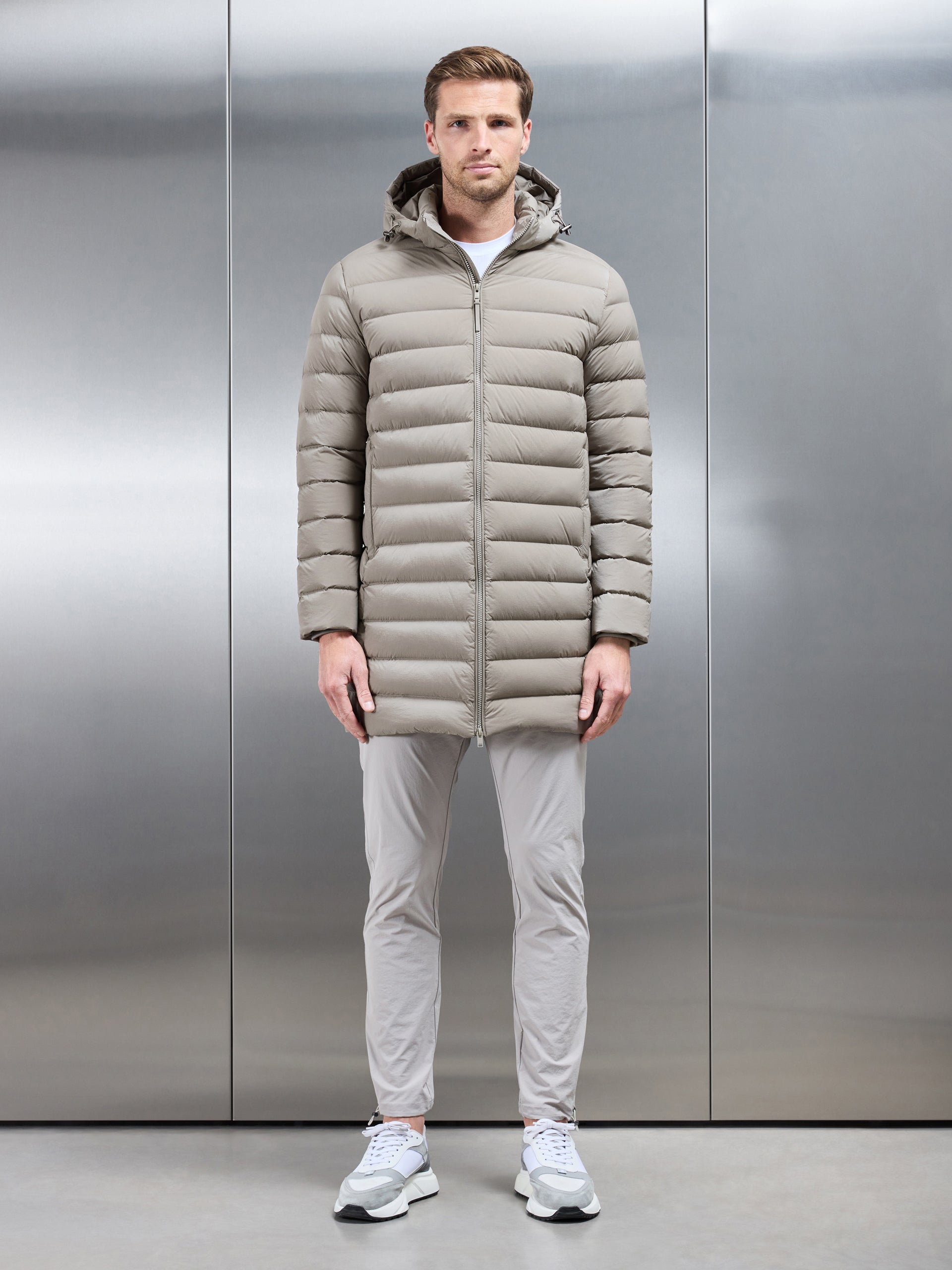 Mid Length Technical Down Jacket