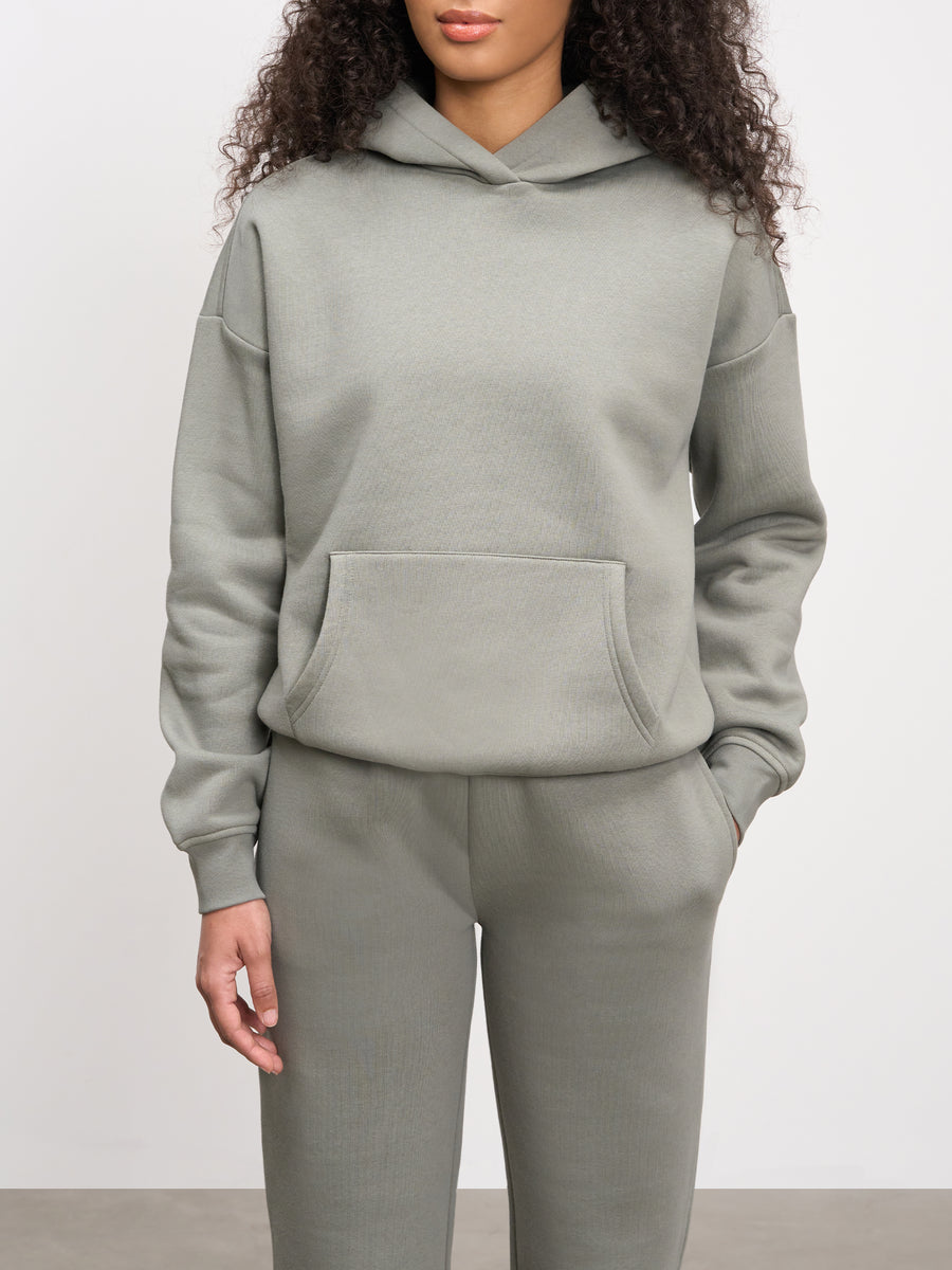 Womens Neoprene Hoodie in Sage