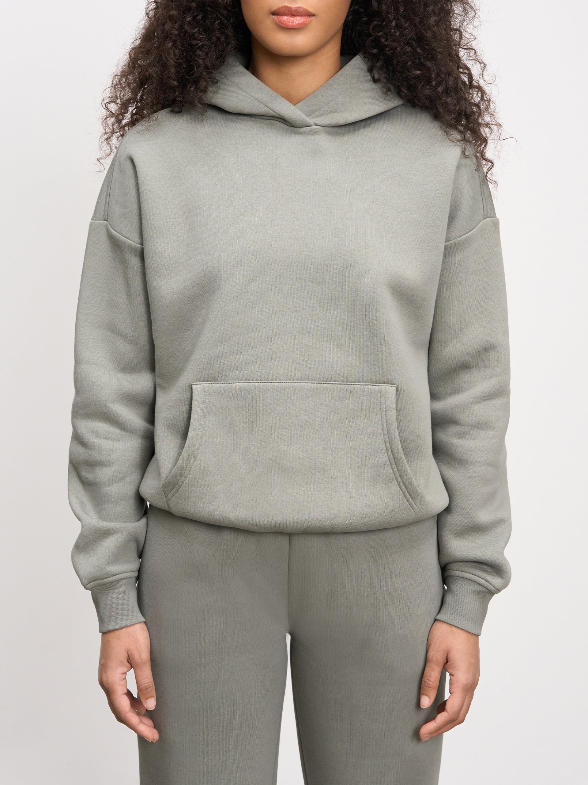 Womens Neoprene Hoodie in Sage