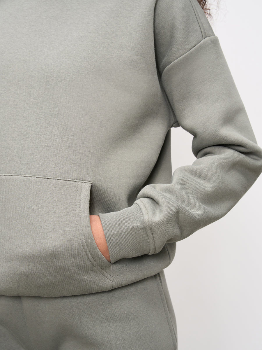 Womens Neoprene Hoodie in Sage