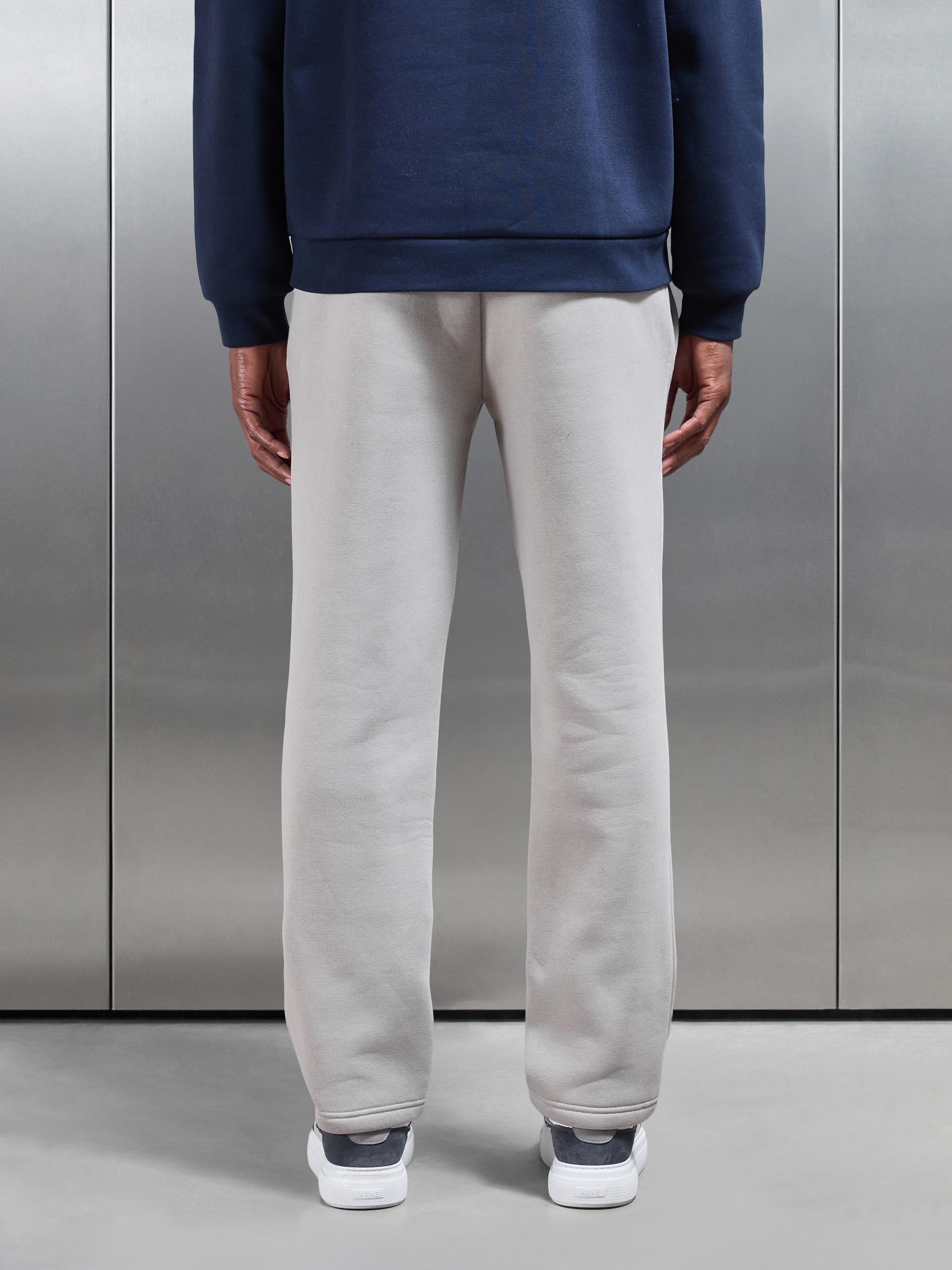 Neoprene Straight Leg Jogger in Stone