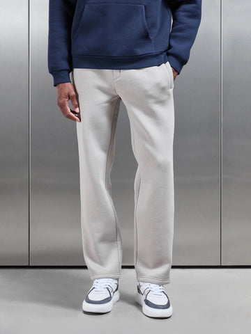 Neoprene Straight Leg Jogger in Stone