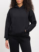 Womens Neoprene Hoodie in Black