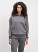 Womens Neoprene Hoodie in Grey