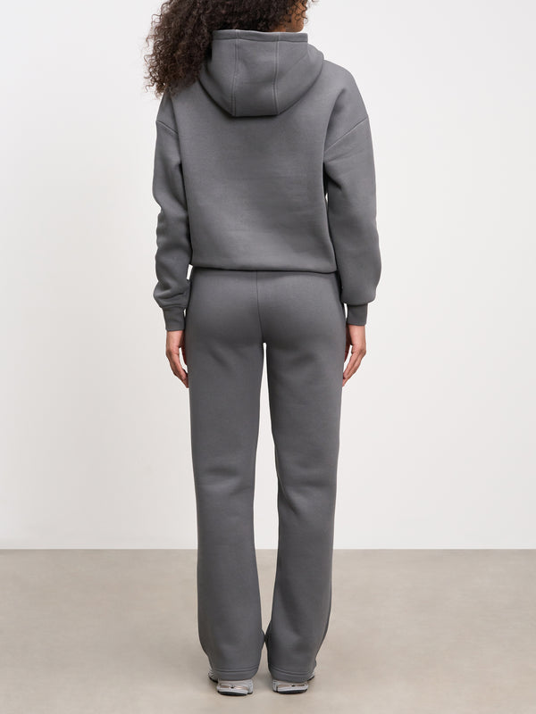 Womens Neoprene Hoodie in Grey