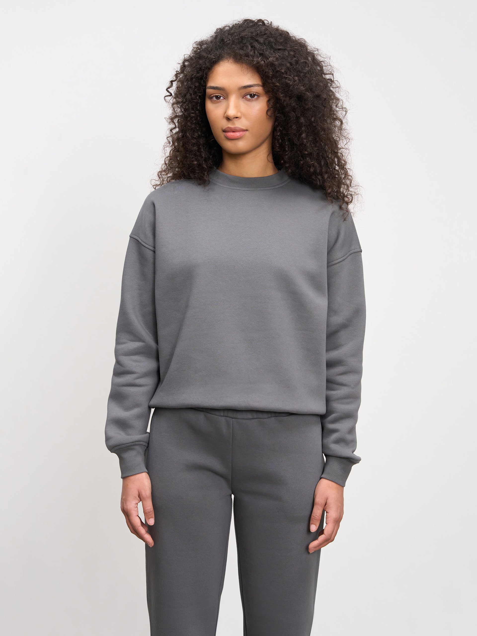 Womens Neoprene Sweatshirt in Grey