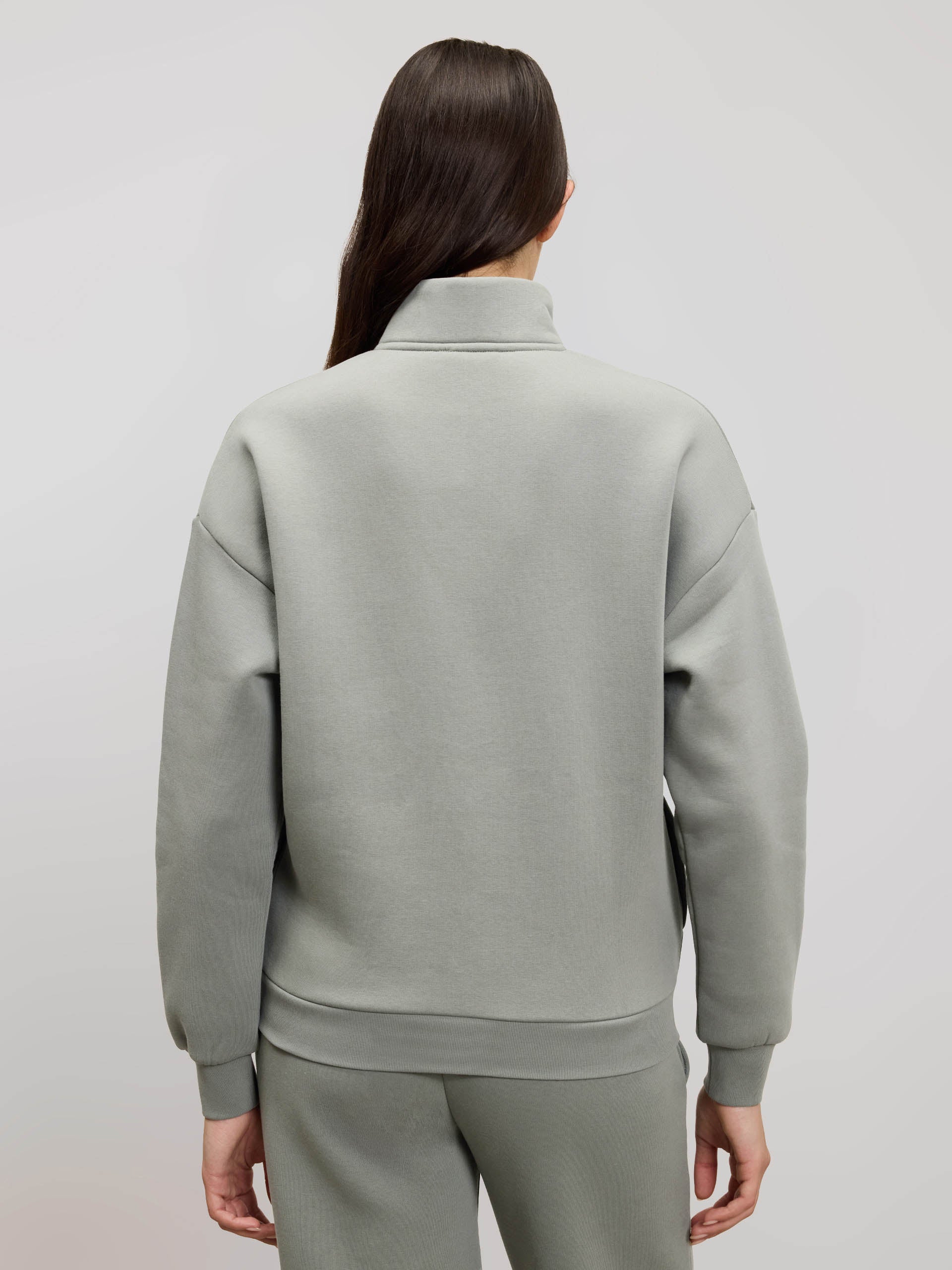 Womens Neoprene Half Zip in Sage