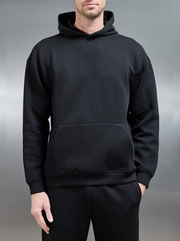 Neoprene Hoodie in Black