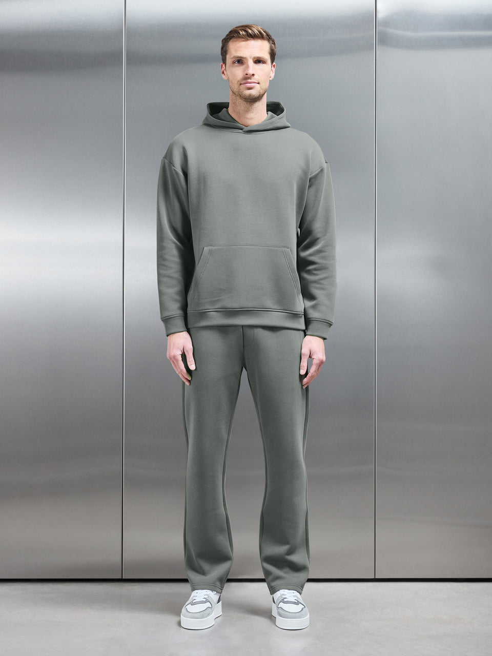 Neoprene Hoodie in Sage