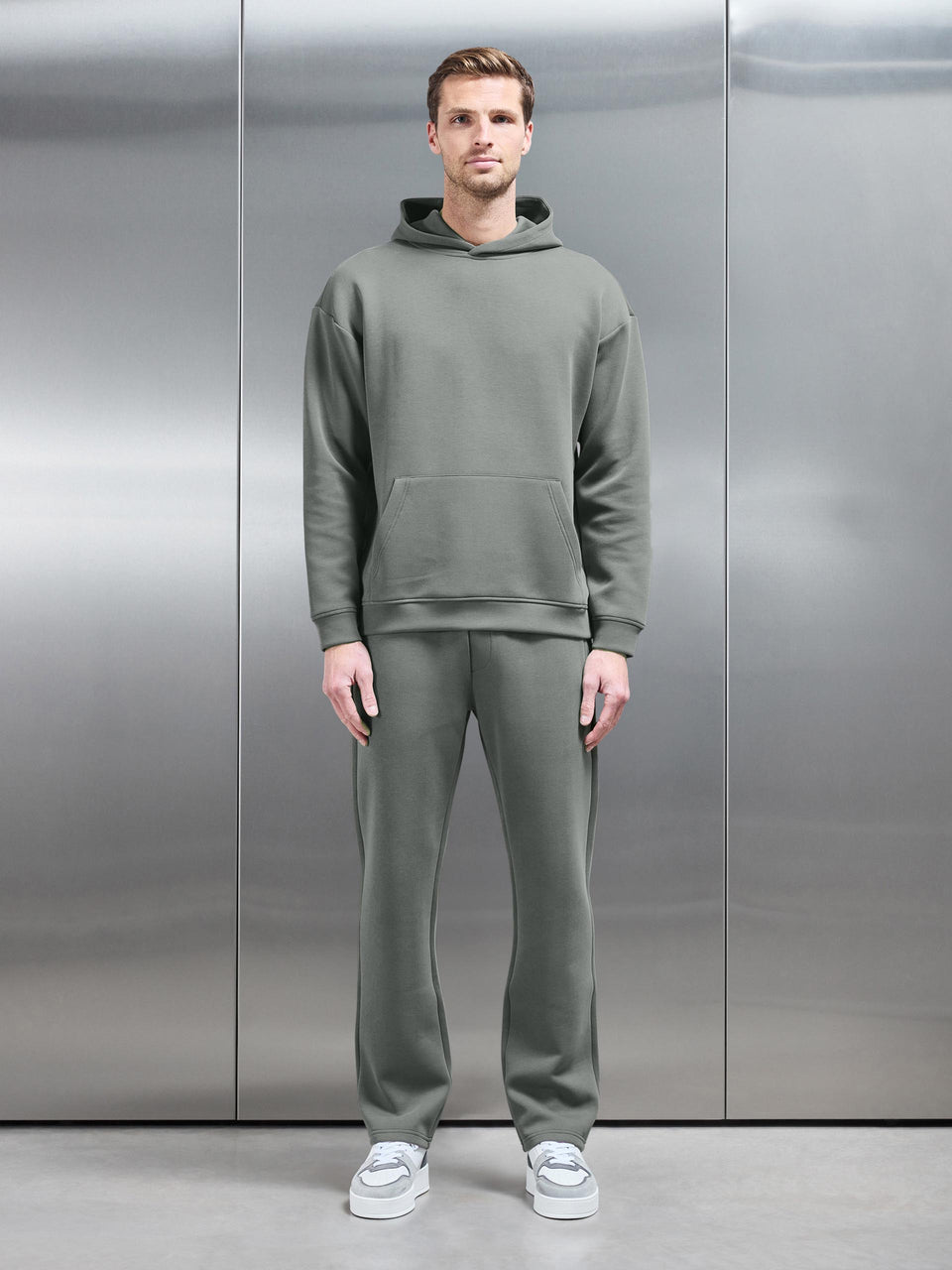 Neoprene Hoodie in Sage