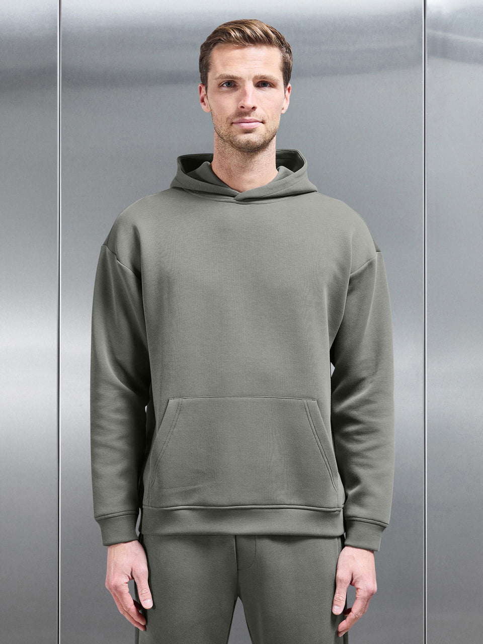 Neoprene Hoodie in Sage