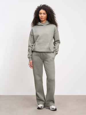 Womens Neoprene Straight Leg Jogger in Sage