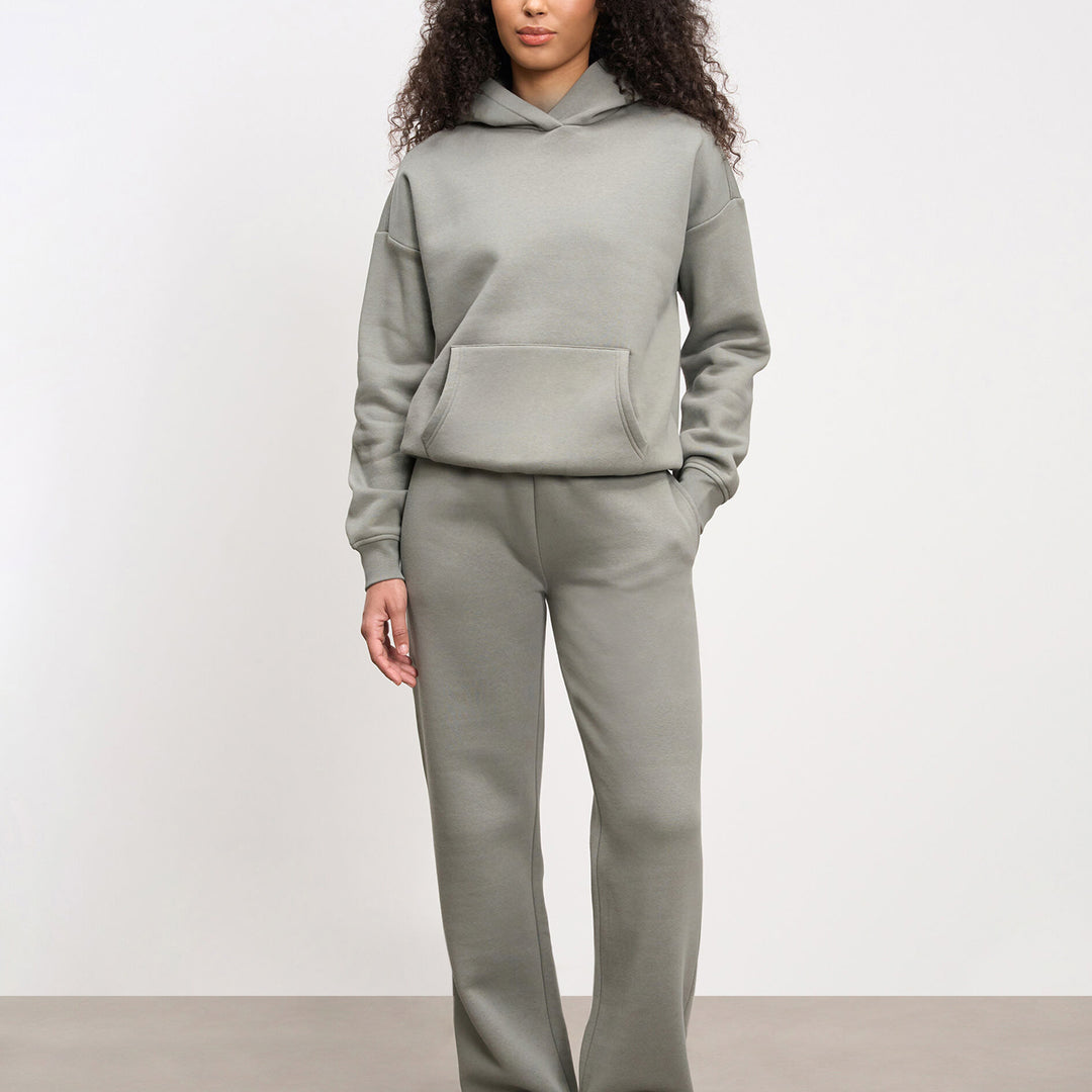Womens Neoprene Straight Leg Jogger in Sage