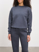 Womens Neoprene Sweatshirt in Slate Blue