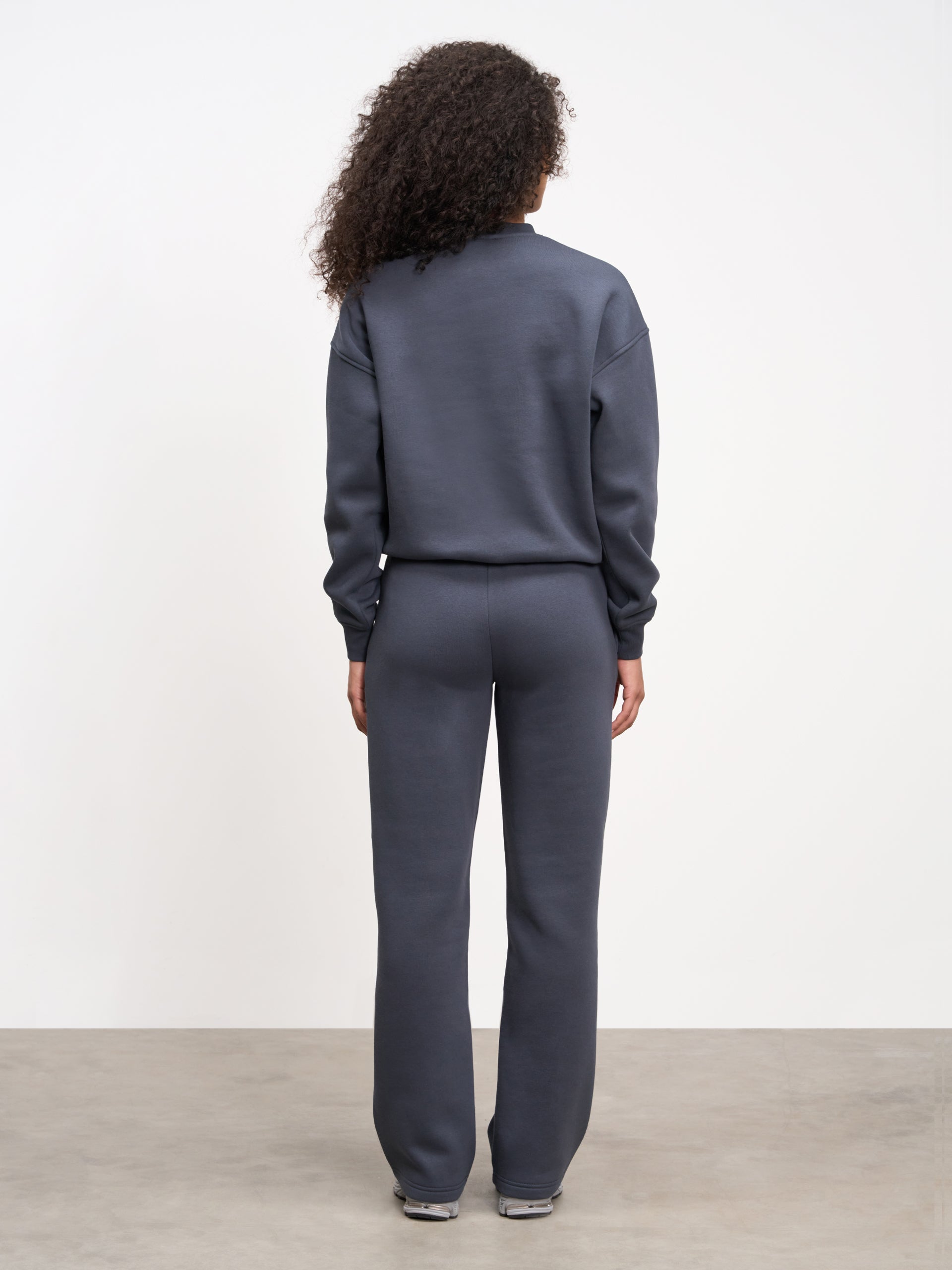 Womens Neoprene Hoodie in Slate Blue