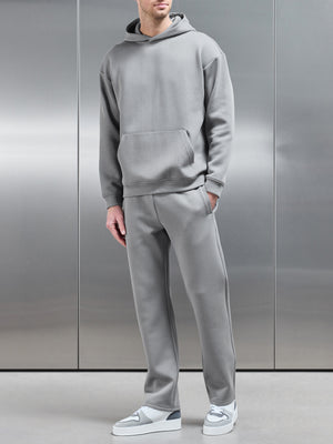 Neoprene Straight Leg Jogger in Grey