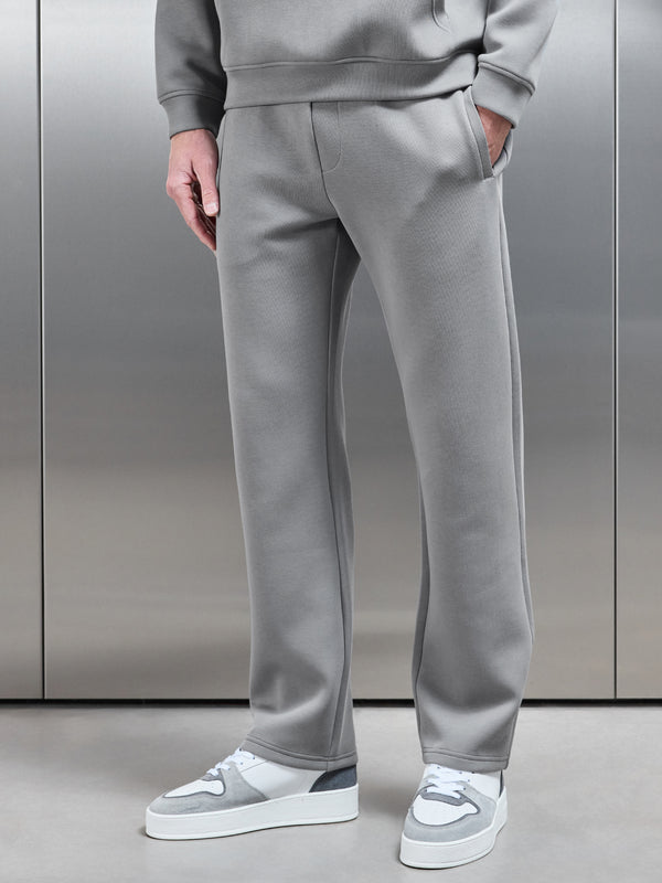 Neoprene Straight Leg Jogger in Grey