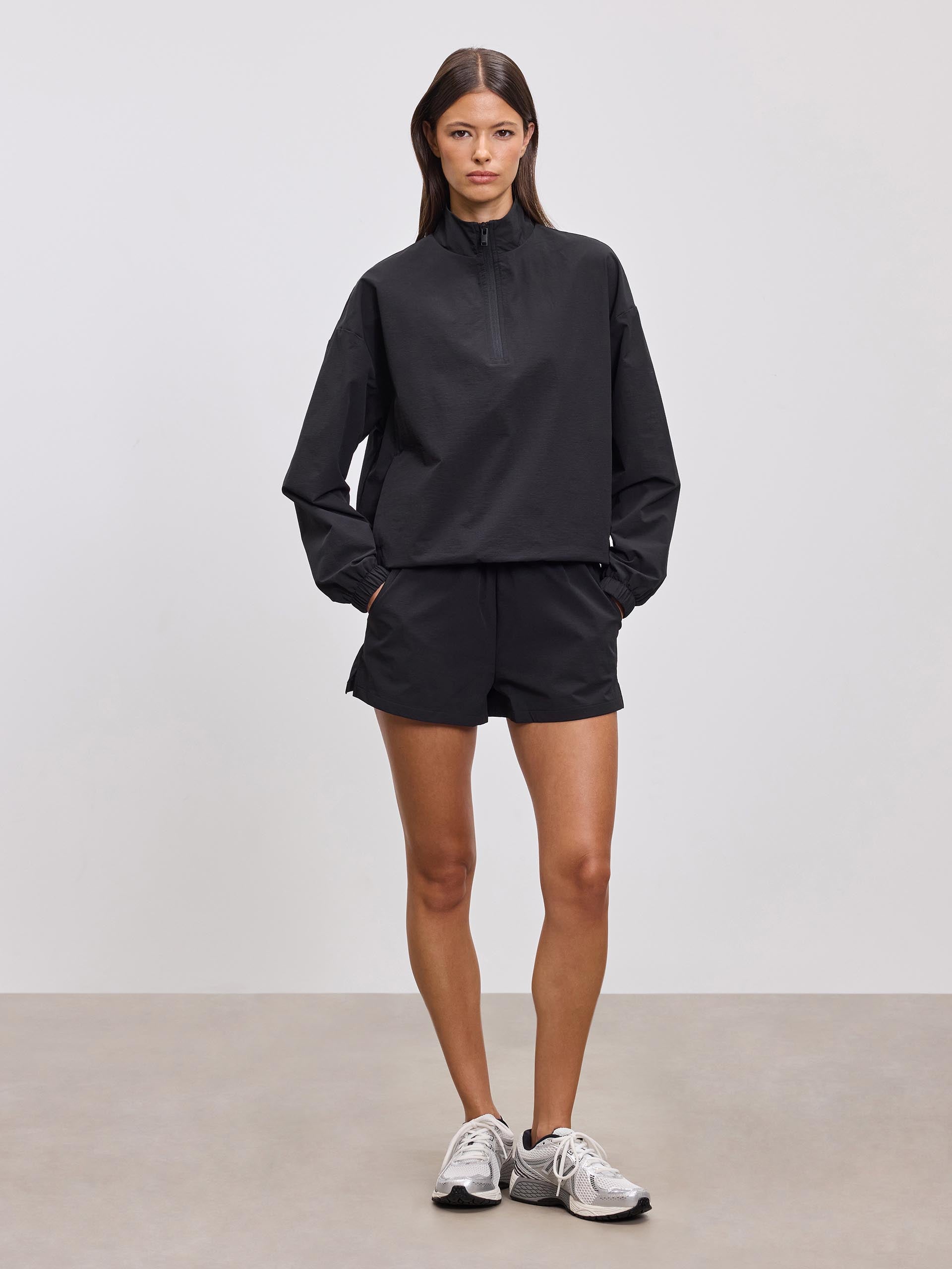 Womens Nylon Short in Black