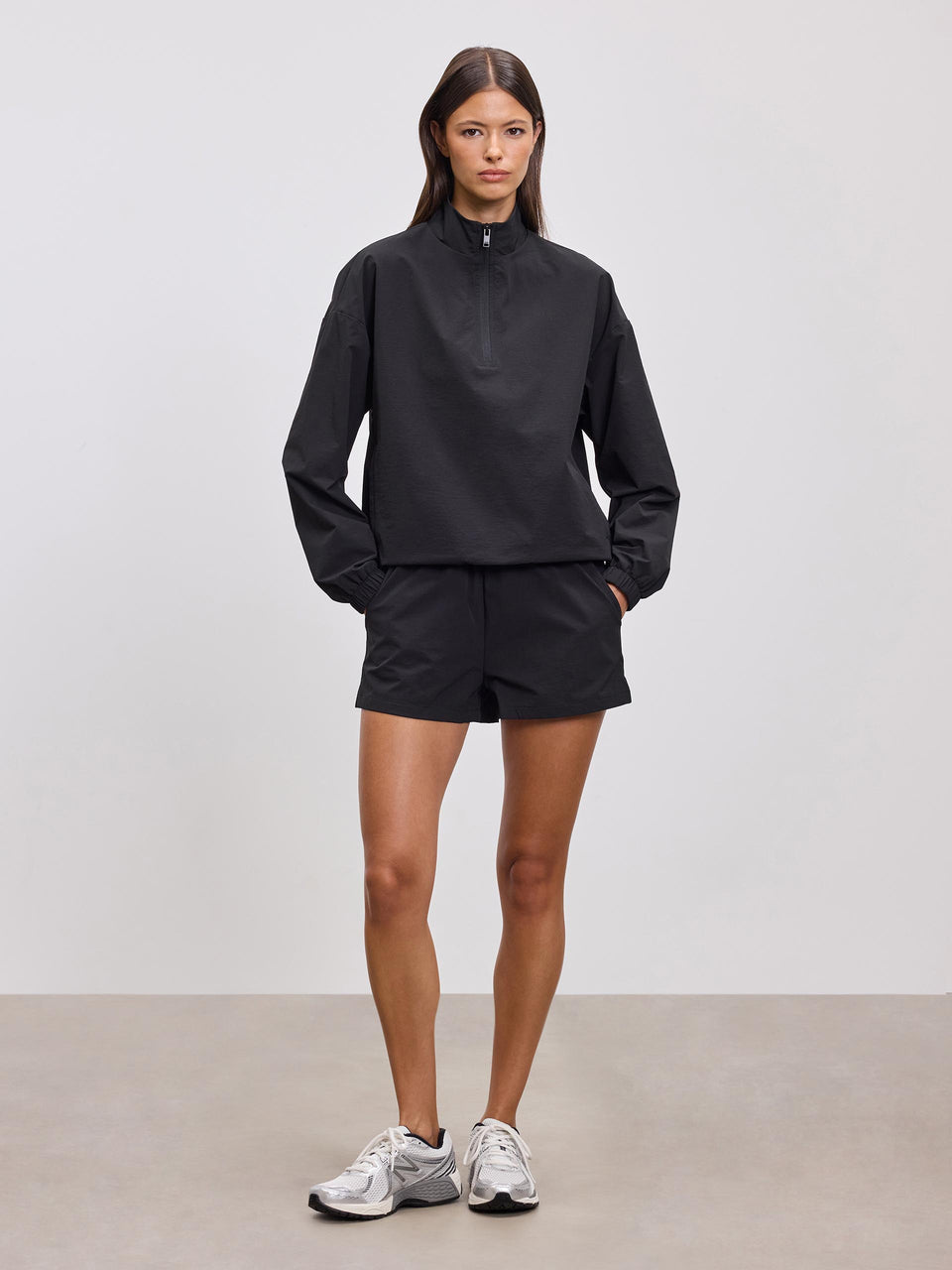 Womens Nylon Short in Black