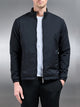 Padded Shell Zip Through Jacket in Black