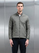 Padded Shell Zip Through Jacket in Olive