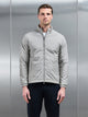 Padded Shell Zip Through Jacket in Stone