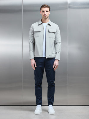 Padded Cargo Jacket in Stone
