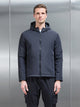 Padded Technical Shell Windbreaker in Black