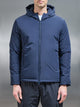 Padded Technical Shell Windbreaker in Navy