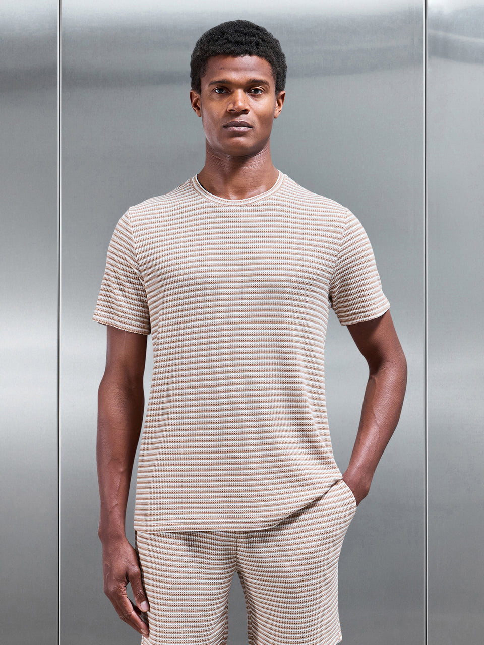Palm T-Shirt in Stone