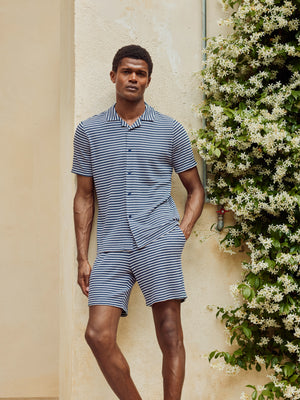 Palm Short in Navy