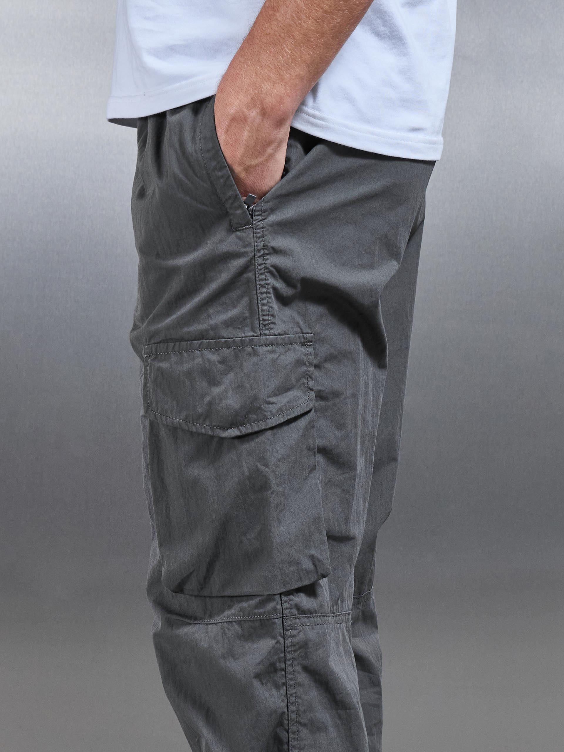 Parachute Cargo Pant in Grey