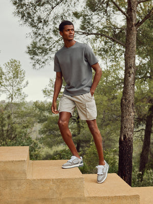 Parachute Cargo Short in Stone