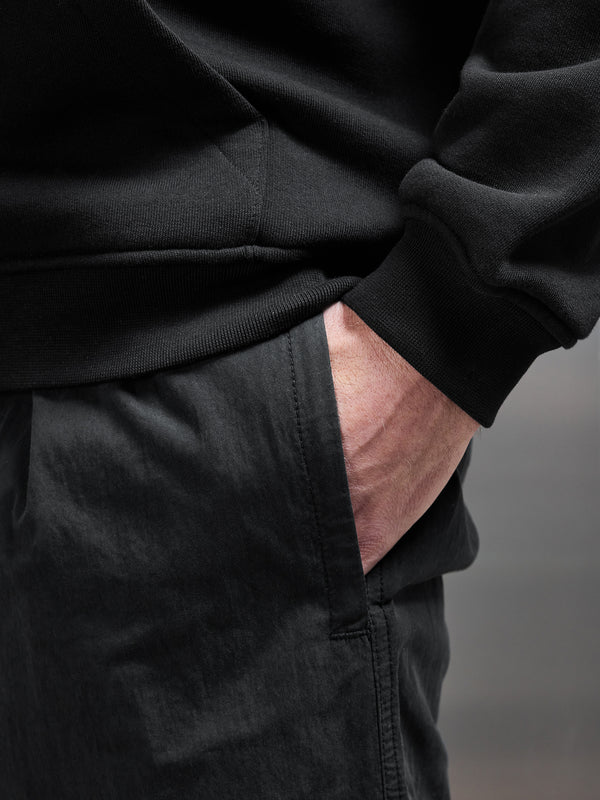 Parachute Cargo Pant in Black