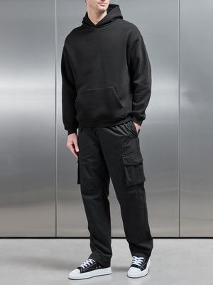 Parachute Cargo Pant in Black